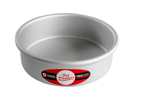 PRD-72 Fat Daddio's Round Pan, 7 in x 2 in , Aluminum-Fat Daddios