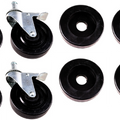 E-CA5SBR Enhanced 5" Caster Set for Wire Shelving-Enhanced Wire Shelving