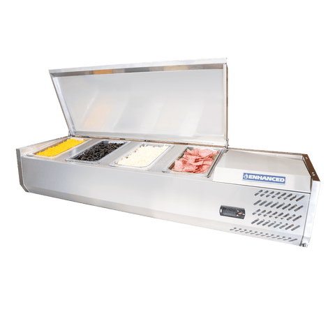 Enhanced Refrigeration CTSP-48-15-HC 48" Countertop Refrigerated Sandwich/Toppings Station