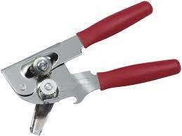 EN407RD Enhanced Swing Can Opener with Grip Handle, Red