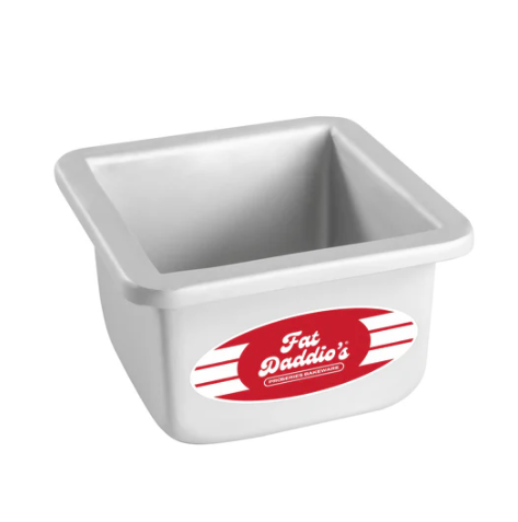 PSQ-443 Fat Daddio's Square Pan, 4 in x 4 in x 3 in , Aluminum