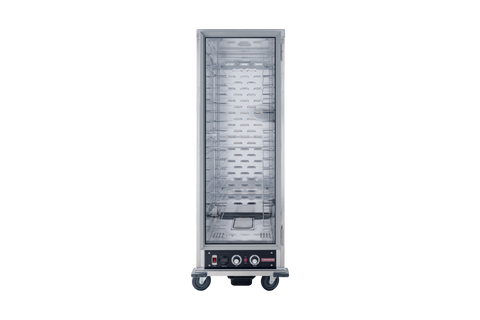 Enhanced EHC1836HPICU Insulated Full-Size Heater Proofer Cabinet with Universal Wire Rack, 18-Pan Capacity