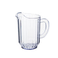 WP60CL Enhanced Water pitcher, 60 oz., clear, tapered-Enhanced Smallwares