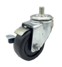 ET31Z-313-P2-1 Enhanced 13" Long Thread Casters with Brakes, Set of 4-Enhanced Parts & Accessories