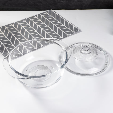 BJW202-3 Enhanced 9.4 Liter Glass Pot with Lid-Enhanced Glassware