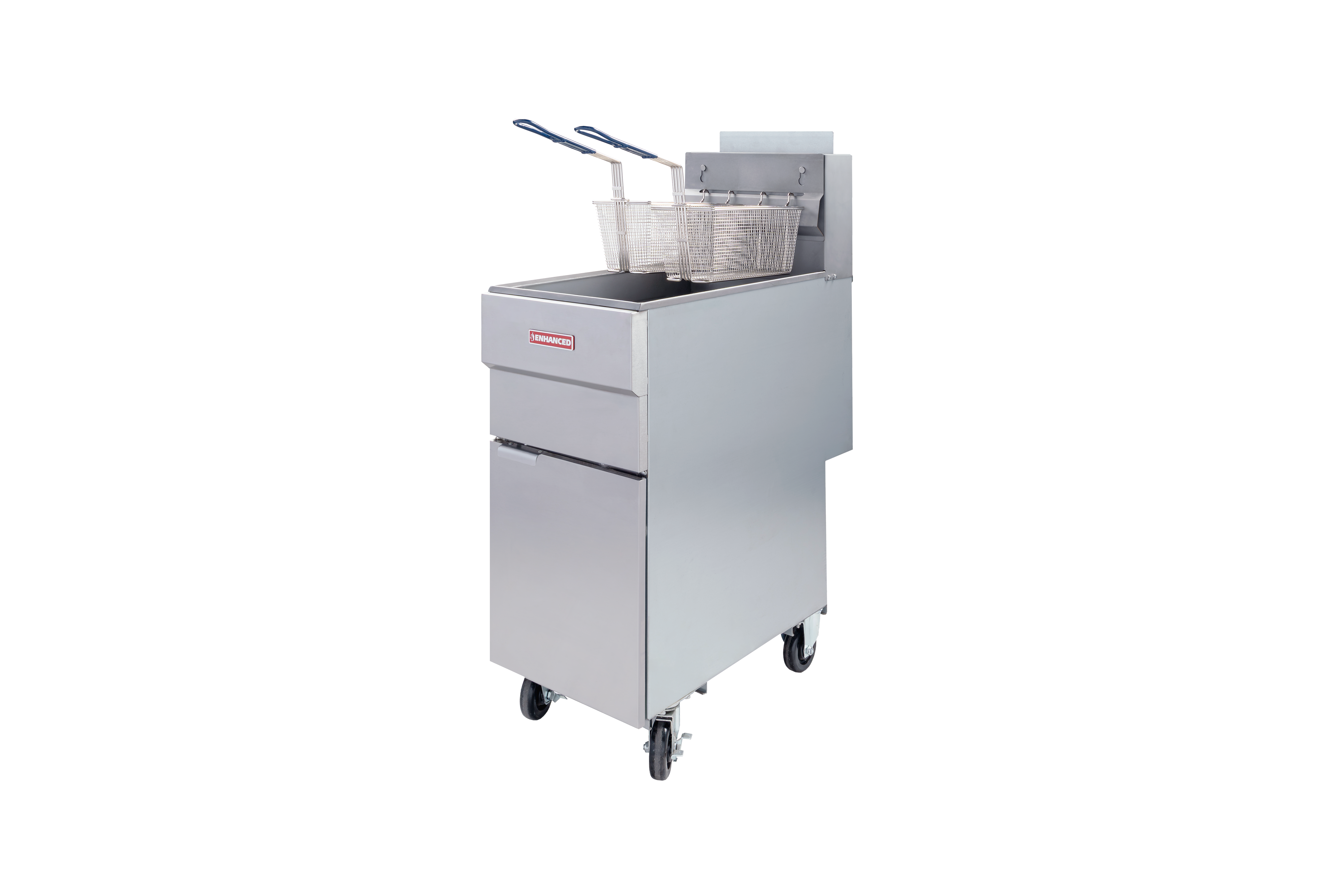 Enhanced Gas Equipment EGF-120-N Enhanced 45-50 lb Natural Gas Deep Fryer, 120,000 BTU