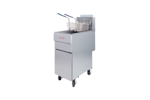 Enhanced Gas Equipment EGF-120-N Enhanced 45-50 lb Natural Gas Deep Fryer, 120,000 BTU