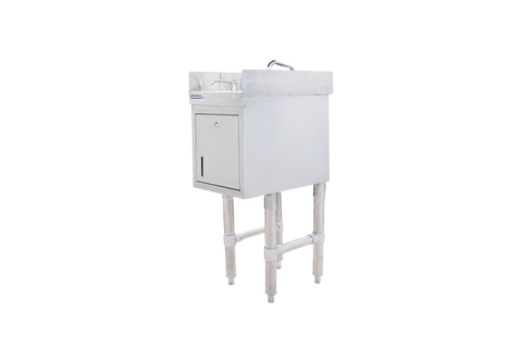 Enhanced SS & Equipment E-UHS-1812-STDSS Underbar Hand Sink 18-1/2x12x30H with 3" Backsplash