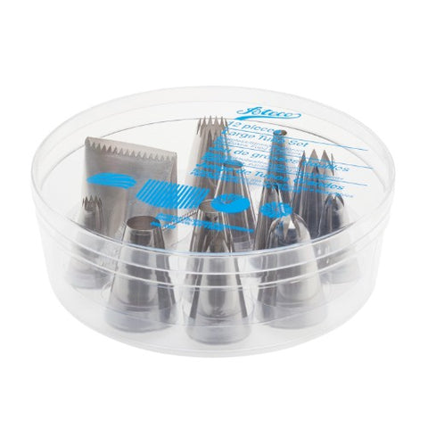 Ateco 786 12-Piece Large Stainless Steel Piping Tip Decorating Set