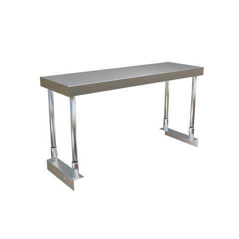 E-OS-1436 Enhanced Single over shelf, 14"x36"x32" high, Stainless Steel-Enhanced Stainless Steel