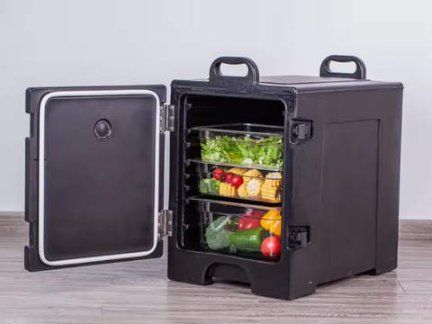 EIFT-300BLK Enhanced Food Carrier, Full Size, BLACK