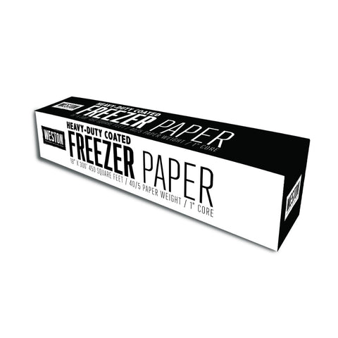Weston 83-4001-W Heavy Duty Freezer Paper with Cutter Box, 18 in x 300 ft Roll