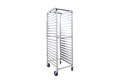Enhanced SS & Equipment E-SSPR-20WELD Sheet Pan Rack, 20-1/4"x26"x69"H, End Load, 20-Pan Capacity, Welded Stainless Steel