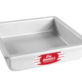 PSQ-882 Fat Daddio's Square Pan, 8 in x 8 in x 2 in , Aluminum-Fat Daddios
