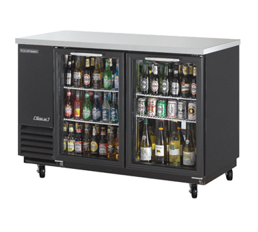 Turbo Air TBB-2SG-N Two-Section Back Bar Cooler with Glass Doors