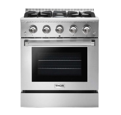 HRG3080U Thor 30" Freestanding Professional Style 4-Burner Gas Range w/ 4.2 cu. ft. Oven