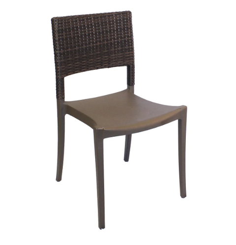 UT925037 Grosfillex Java Stacking Chair, Bronze