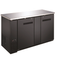 EBB-3F-HC Enhanced 69" Refrigerated Back Bar Cooler-Enhanced Refrigeration