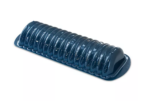 32522 Nordic Ware Cinnamon Bread & Almond Loaf Pan, Navy-NORDIC WARE
