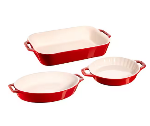 40508-689 Staub 3-Piece Ceramic Baking Set