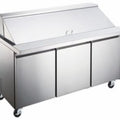 ESPM-72-30-HC Enhanced 72" Refrigerated Sandwich/Salad Prep Unit, Mega Top-Enhanced Refrigeration