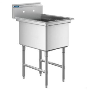 E-S1C181814-316 Enhanced 18"D x 18"W Sink, 1 Tub