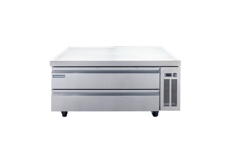 Enhanced Refrigeration ECB-52-HC 52-Inch Refrigerated Chef Base with 2 Drawers