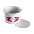 PCC-43 Fat Daddio's Round Removable Bottom Pan, 4 in x 3 in , Aluminum-Fat Daddios