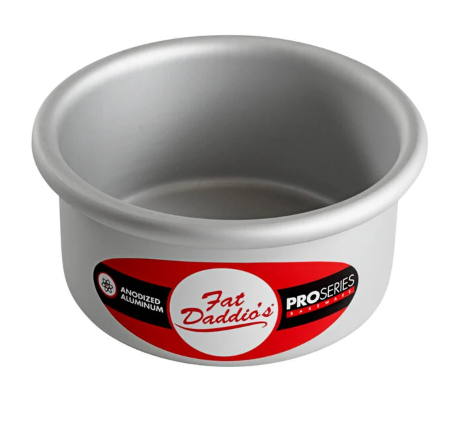PRD-42 Fat Daddio'sRound Pan, 4 in x 2 in , Aluminum-Fat Daddios