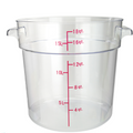 ERC18C Cresco Resco Round Food Container 18 qt, Clear-Enhanced Smallwares