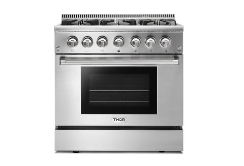 HRD3606U Thor Residential Range 6-Burner Dual Fuel - Each-Thor Kitchen