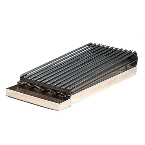 Rocky Mountain Cookware MB12-8 Add-On Broiler Top for 2-Burner Ranges with Grease Cup