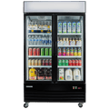 EGDM-35F-HC Enhanced Merchandiser Freezer, 2 Glass Doors-Enhanced Refrigeration