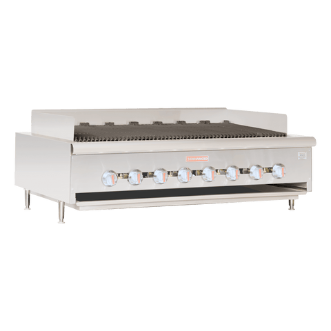 Enhanced SS & Equipment E-SGCRC4B-48 48" Countertop Radiant Gas Charbroiler