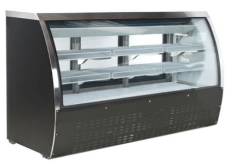 EDC-82-HC Enhanced Deli Case 78" curved glass, Stainless steel exterior and interior