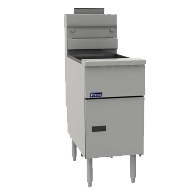 Pitco Frialator VF-65S LP Gas Floor Model Full Pot Fryer, 65 lb., 95,000 BTU