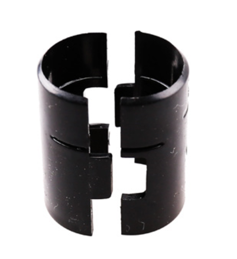 Enhanced Wire Shelving E-SC-4PB Split Sleeves Black 4-Pack
