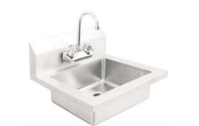 Enhanced Stainless Steel E-HS-17FB 17" Wall Mount Hand Sink