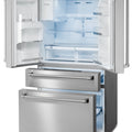TRF3601FD Thor 36 Inch Professional French Door Refrigerator with Freezer Drawers-Thor Kitchen