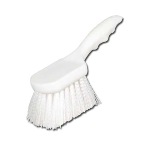Winco BRN-8P 8" Pot Brush with Nylon Bristles and Plastic Handle