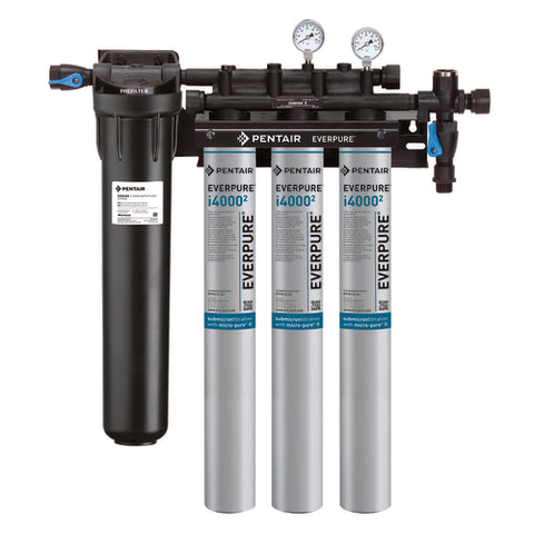Everpure EV932523 Insurice Triple PF-i4000² Water Filtration System with Pre-Filter