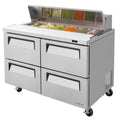 TST-48SD-D4-N Turbo Air 48" 4 Drawer Refrigerated Sandwich/Salad Prep Table-Turbo Air