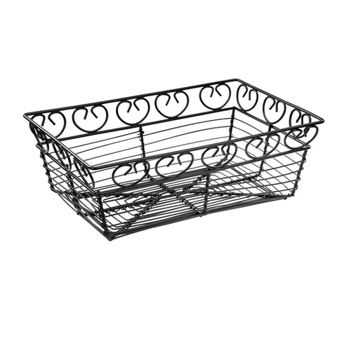 WBKG-9 Winco 9" x 6" Rectangular Wire Bread/Fruit Basket