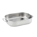 68250 Vollrath 5.375 Qt. Satin Finish Aluminum Bake & Roasting Pan w/ Handles-VOLLRATH COMPANY