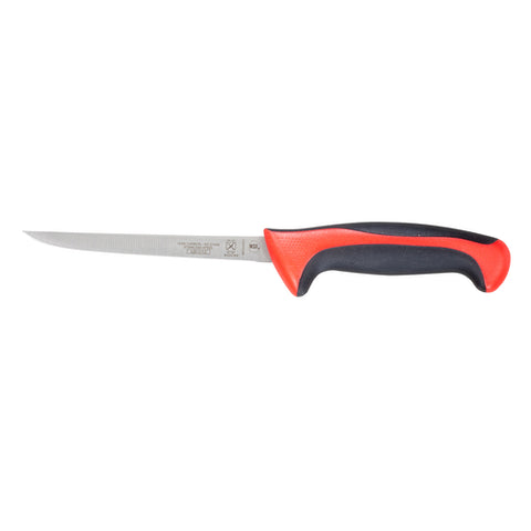 Mercer Culinary M22206RD Millennia Colors 6" Narrow Boning Knife with Red Handle