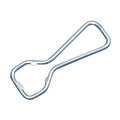 13-206 Spill Stop Chrome Plated, Wire Bottle Opener - Each-SPILL-STOP