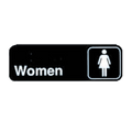 394516 Tablecraft 3" x 9" Women Adhesive Sign-Tablecraft Products