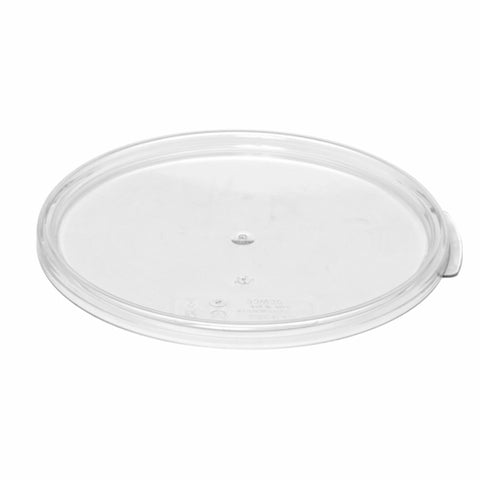 Cambro RFSCWC6135 Camwear Round Storage Lid, Clear - For 6 & 8 Qt Containers