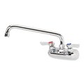 10-410L Krowne 4" Silver Series Faucet, 10" Swing Spout-Krowne Metal
