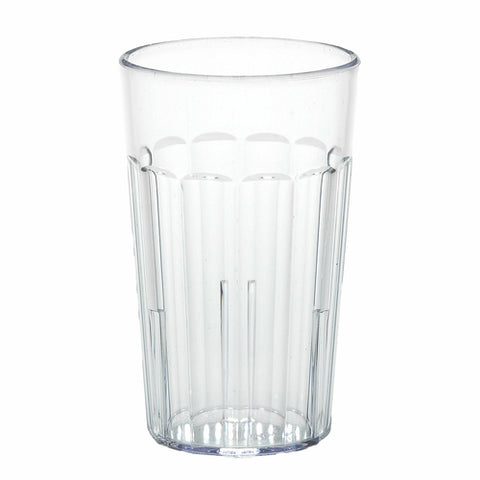 Cambro NT10152 Newport Clear 10 Oz. Fluted Tumbler